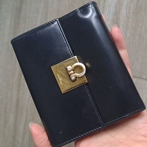 Authentic Salvatore Ferragamo wallet, black
